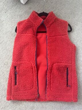 Red Sherpa Fleece Vest Orvis